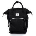 Unisex 13-Inch Mini Backpack Handbag for School Work Travel Black