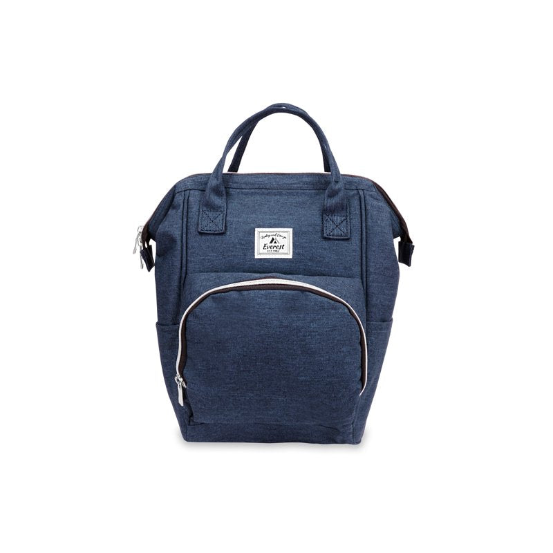 Unisex Mini Backpack Handbag for School Work Travel Navy All Ages