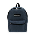 Denim Backpack for School Work Travel - Unisex 15 Inch Casual Bag