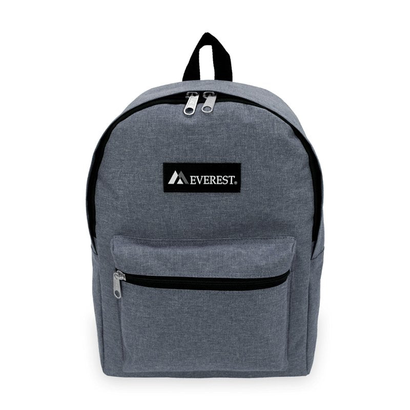Unisex Denim Backpack for School Work Travel - All Colors Available