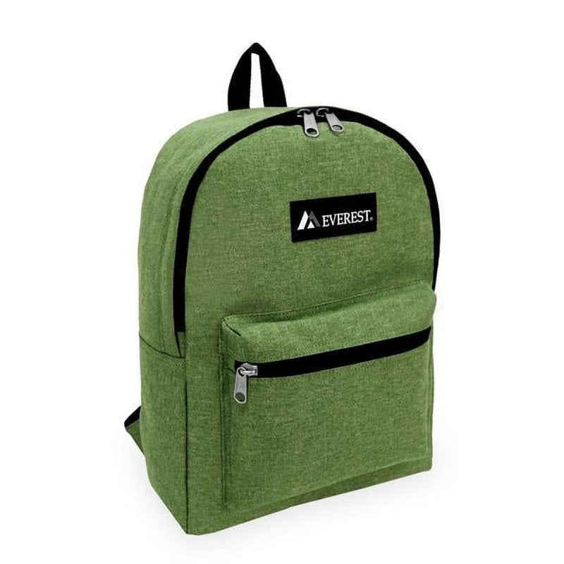 Unisex 15-Inch Denim Backpack for School Travel Work & Sports - All Colors