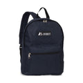 15-Inch Navy Basic Unisex Backpack for School & Everyday Use