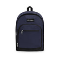 Casual Unisex Backpack for School Work Travel with Side Mesh Pockets