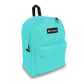 16.5-Inch Classic Backpack for School Work Travel Aqua Unisex