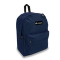 16-Inch Classic School Backpack with Spacious Main Compartment - Multiple Colors