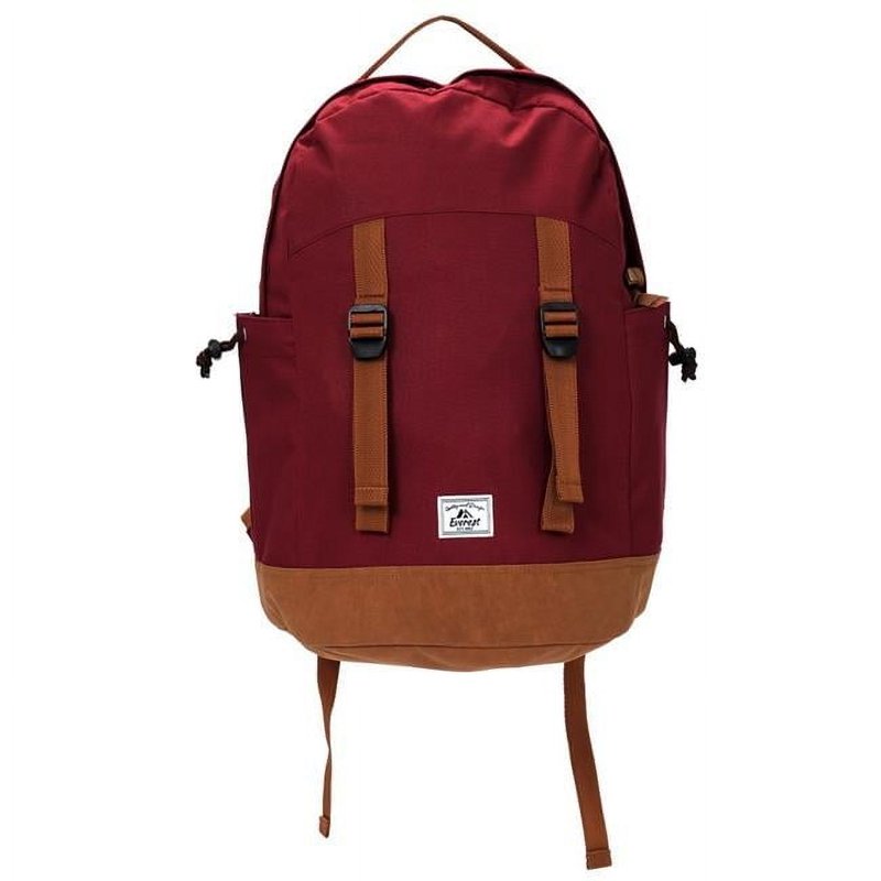 Unisex School & Travel Backpack 17.5 Inch Capacity Burgundy or Colors