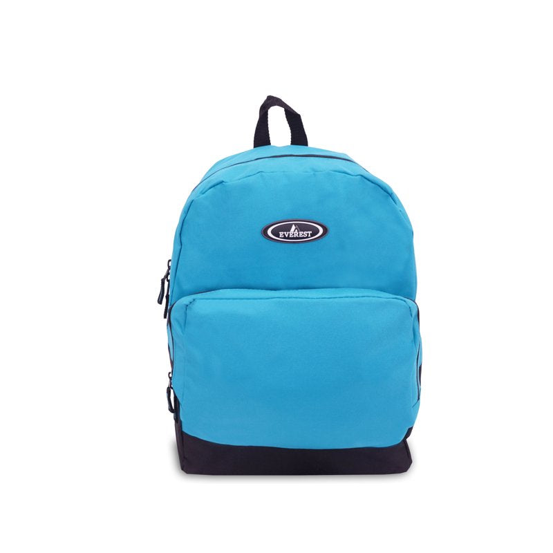 Classic Unisex 17-Inch Backpack with Front Organizer for School Work Travel
