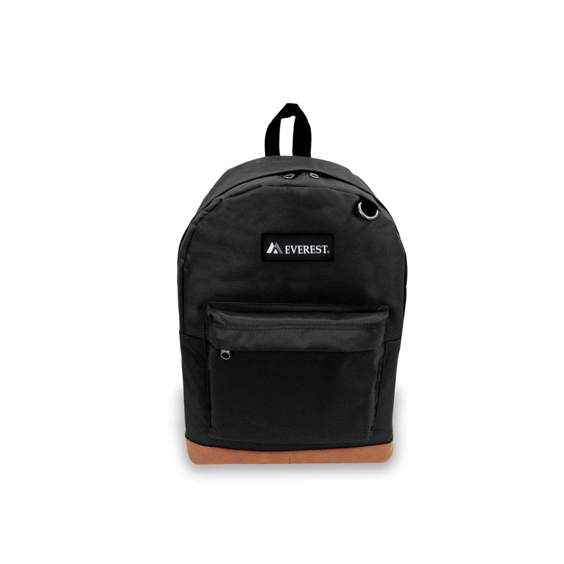 17-Inch Suede Bottom Backpack for School, Work, Travel - Unisex