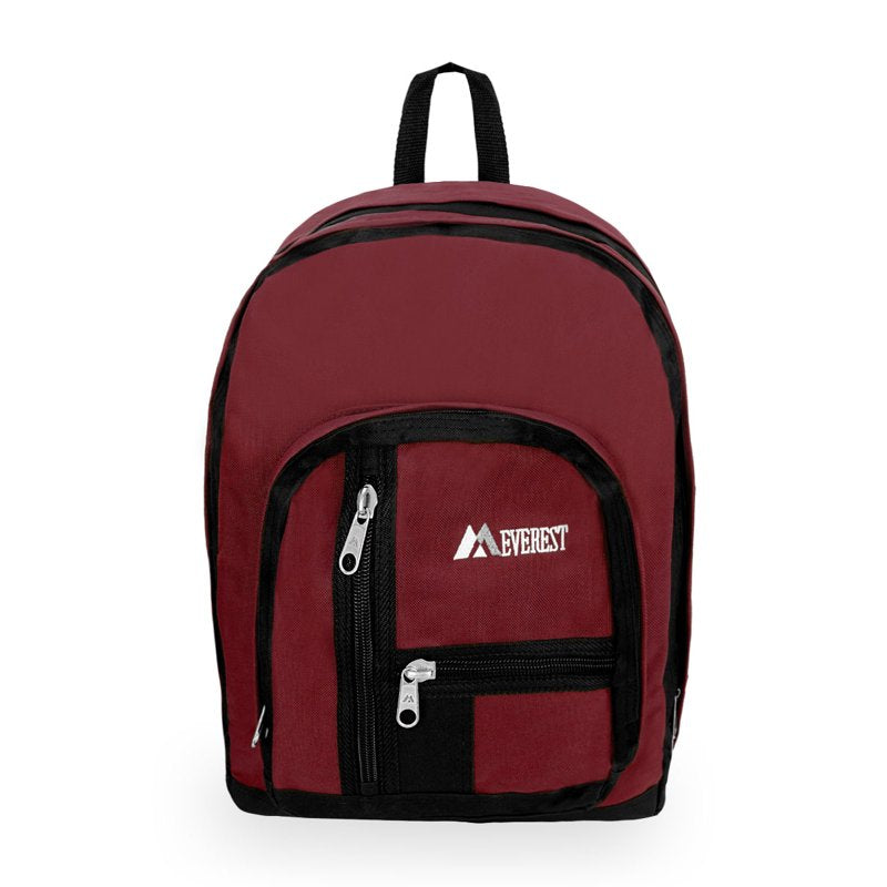 18-Inch Unisex Double Main Compartment Backpack for School Travel & Sports