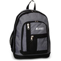 18-Inch Unisex School & Travel Backpack with Dual Compartments - All Colors Available