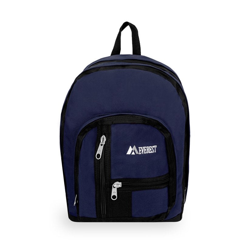 18-Inch Unisex Double Main Compartment Backpack for School Travel Sports
