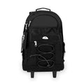 Everest Wheeled Backpack - Black, 20-Inch Rolling School & Travel Bag