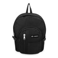 Everest Travel Backpack with Front Mesh Pocket - Large Capacity Black