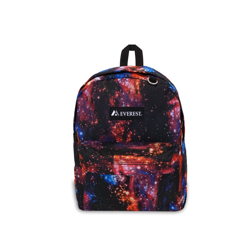 Everest Classic Pattern Backpack - Spacious School & Daypack with Padded Straps