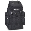 Multi-Compartment Hiking Backpack with Snap Buckle and Adjustable Straps