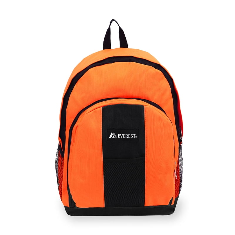 Unisex Backpack with Multiple Pockets - Stylish Colorblocking, 17x5x11 Inches