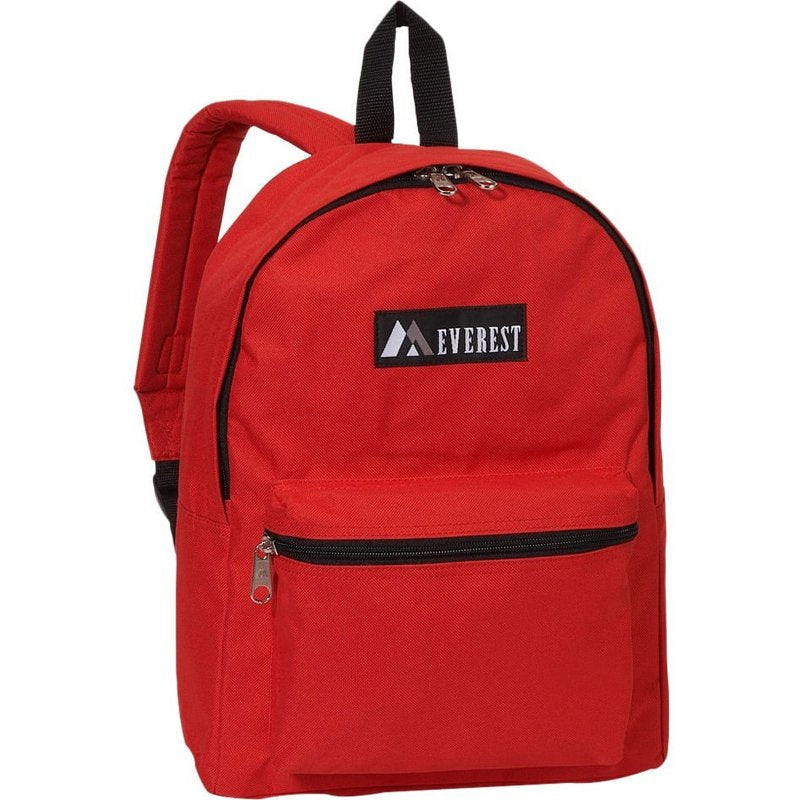 Unisex 15-Inch Basic Backpack in Multiple Colors | Everest