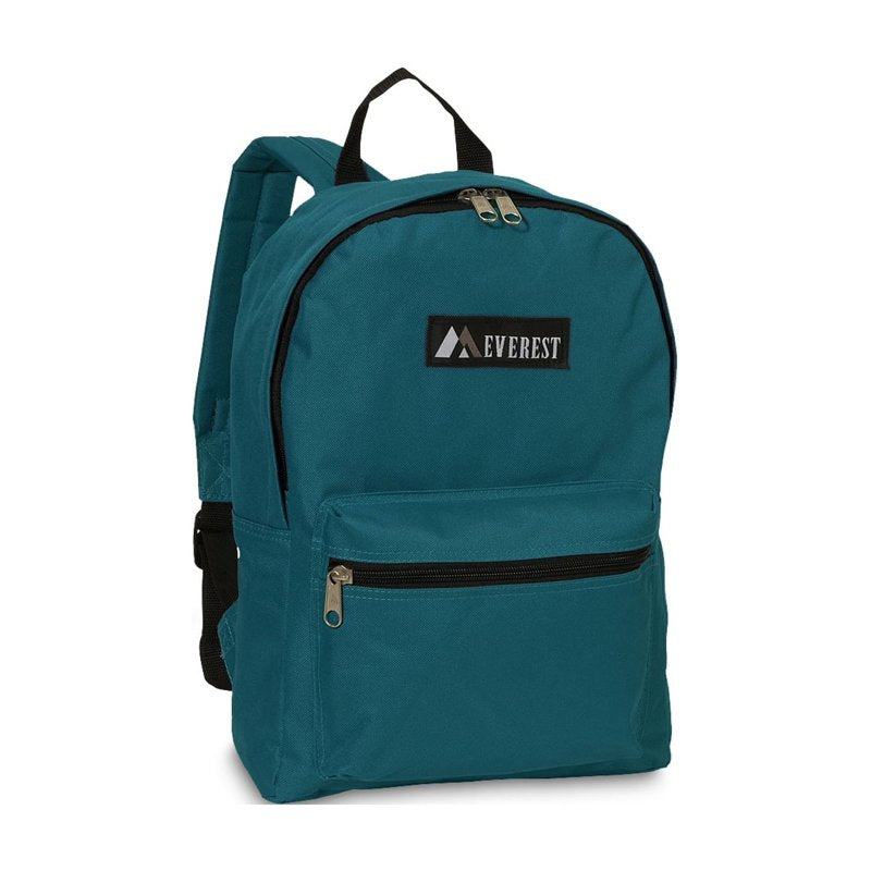 Unisex 15-Inch Basic Backpack - Multiple Colors for School & Travel