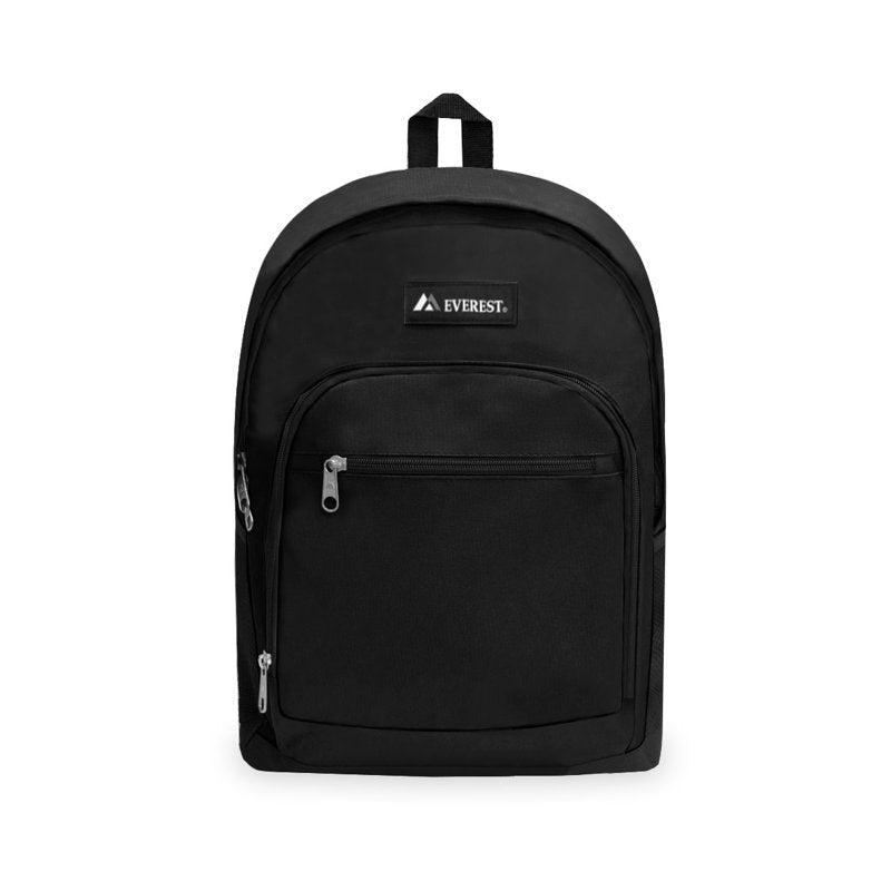 Unisex Casual Backpack with Side Mesh Pockets - Stylish & Spacious