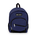 Everest Kids Backpack Navy Two-Tone Zippered Front Pocket
