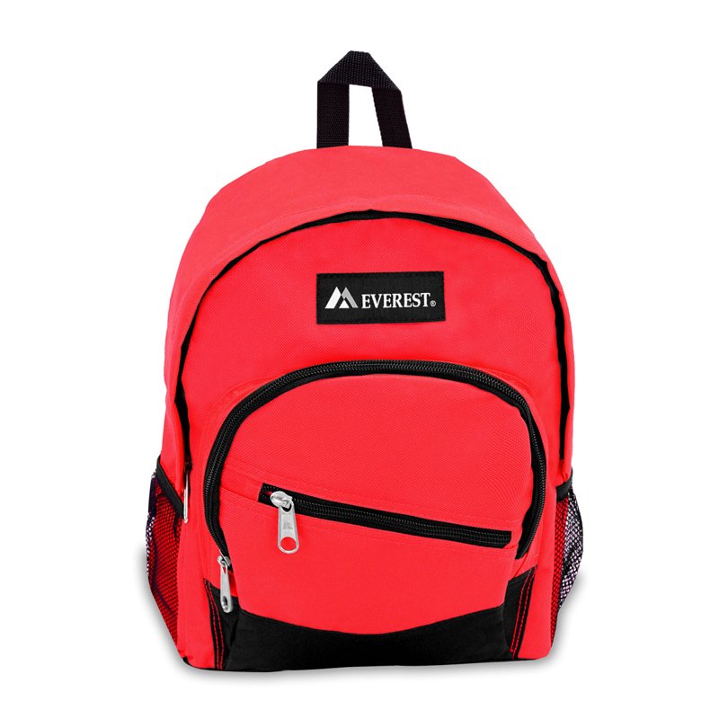 Unisex 13-Inch Slant Pocket Backpack with Front Zippered Pocket