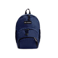 Unisex Sporty Backpack with Multiple Compartments - Navy & Royal Blue Options