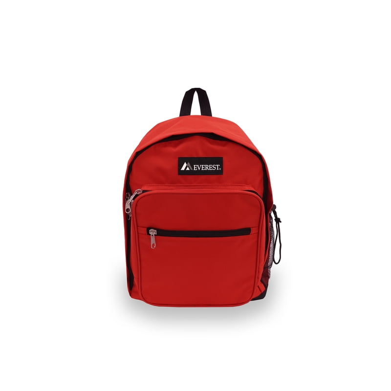Unisex Standard Backpack with Multiple Compartments - Red & Black Options