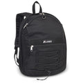 Unisex Two-Tone Backpack with Mesh Pockets - Versatile & Stylish