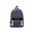 Unisex Two-Tone Sport Backpack with Mesh Pockets - Gray