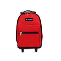Unisex Wheeled Backpack with Multiple Pockets and Telescoping Handle