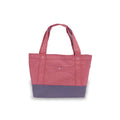 Women’s Stylish Tablet Tote Bag with Zipper Pocket - Coral, Tan, Charcoal Blue