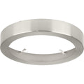 Edgelit Round Trim Ring in Brushed Nickel for Lighting Fixtures