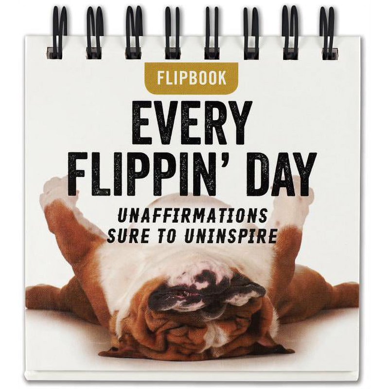 Every Flipping Day Hardcover Desk Flipbook with Zany Animal Photos