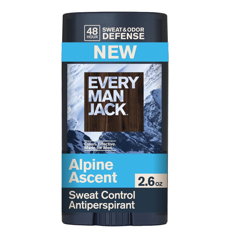 Men's Antiperspirant Deodorant Stick - 48-Hour Sweat & Odor Protection, 2.6 oz