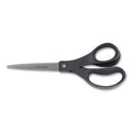 Everyday Scissors 8" Bundle of 2 - Fiskars Pointed 3.75" Blade, Black Straight Handle