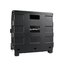 Collapsible Rolling Craft Cart with Lid - Black, Portable Storage Organizer
