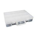 Plastic Craft Storage Box with 30 Compartments and Tray – Multi-Purpose Organizer for Beads, Sewing, Toys, Tools