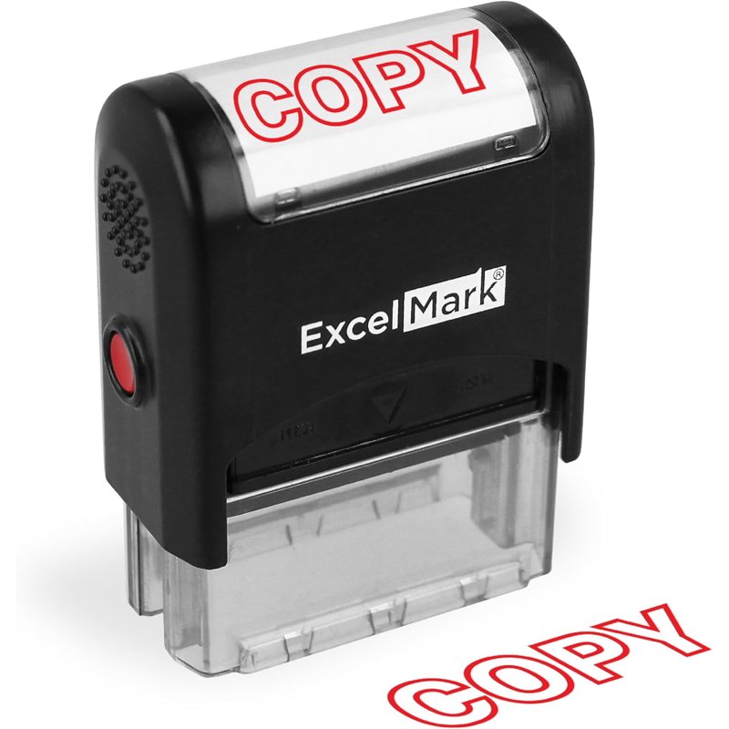 Self-Inking Office Stamp for Rapid Repetitive Use - Clear Impressions