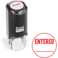 Self-Inking Rubber Stamp with Red Ink - 5/8 Inch Impression Area