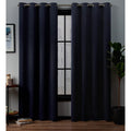 Blackout Grommet Top Curtain Panel Pair - Room Darkening, Insulated, 52x84