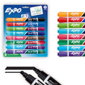 Expo Dual Ended Low Odor Assorted Chisel Markers - 16 Count