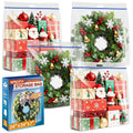 Extra Large Plastic Wreath Storage Bags 24x24x7 Inches - 4 Pack