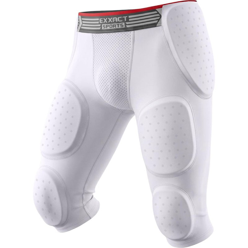 Adult Football Girdle with Protective Padding and Cup Pocket - Lightweight Compression Shorts
