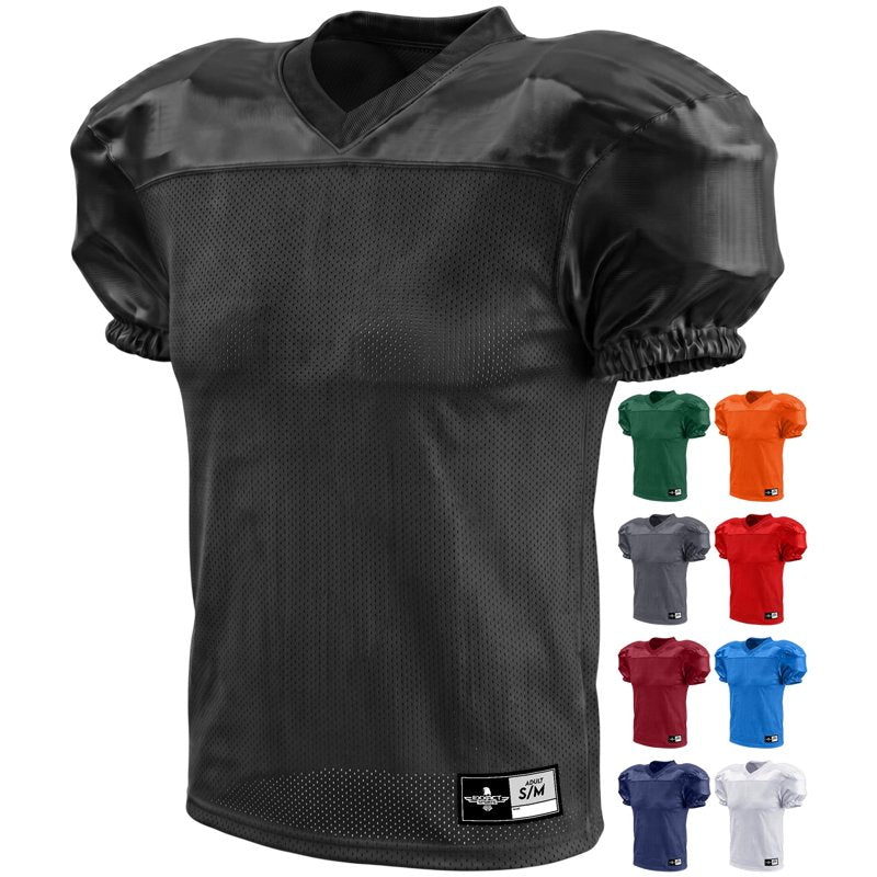 Men's Football Practice Jersey Lightweight Breathable Mesh Sports Uniform