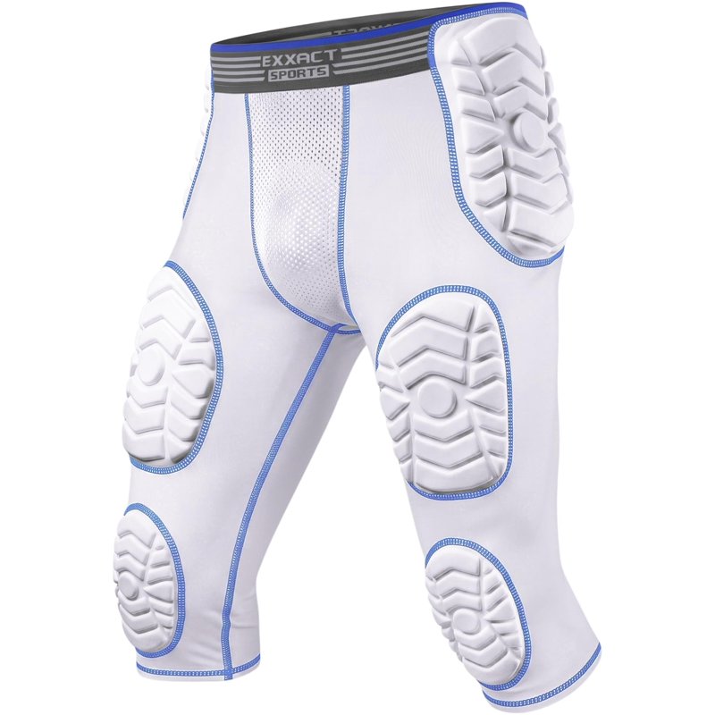 Youth Football Girdle with Integrated Padding and Cup Pocket - Compression Shorts for Boys
