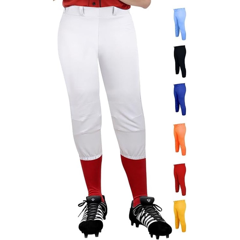 Girls Softball Pants Knickers Yoga Style Knee Length Youth Sports Trousers