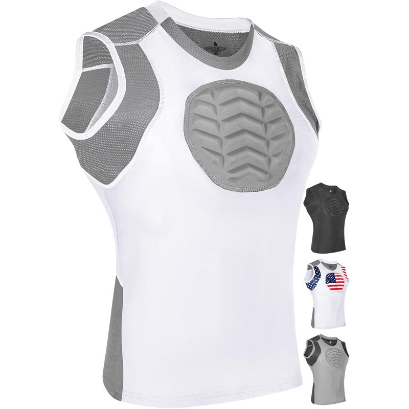 Youth Baseball & Softball Chest Protector with Impact-Dispersing Padding