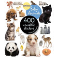 Baby Animal Stickers Reusable Sticker Book for Kids - 400 Full Color Stickers