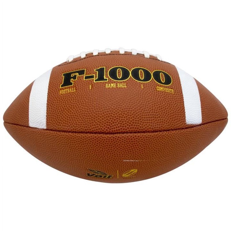 Official Size 9 Composite Football for Training and Practice - Brown