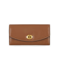 Faux Leather Clutch Wallet for Women – Slim Card Holder with Zipper Coin Pocket